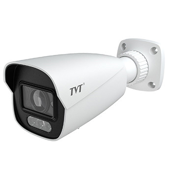 TVT TD-9442C4(PE/WR2) Cámara Bullet IP 4MP Full Color 24/7 Light Explorer Luz blanca MIC IP67