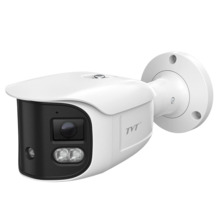 TVT TD-9482E3B-DP(D/PE/AW3) Cámara Bullet IP 8MP lente dual para Splicing (cosido) de imágenes IR30