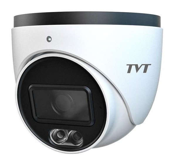TVT TD-9524C2(PE/WR2) Cámara Turret IP 2MP 2,8 mm MIC IP67 Full-Color 24/7 TVT
