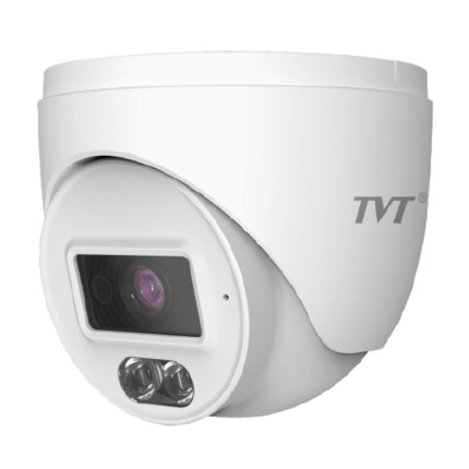 Comprar TVT TD-9540S4L-C(D/PE/AW1) Cámara IP Turret 4MP IP67 Iluminación dual Luz Blanca IR 20m Micrófono