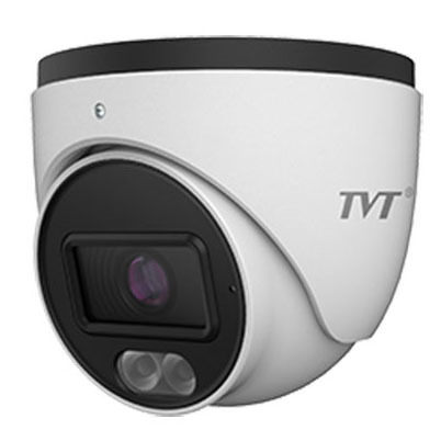 TVT TD-9544C4(PE/WR1) Cámara Turret IP 4MP 2.8mm Full Color IR30 IP67 Audio MIC Light Explorer