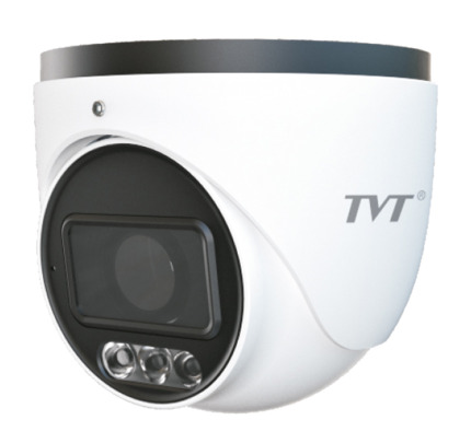 Comprar TVT TD-9545C2(D/AZ/PE/AW3) Cámara Turret IP 4MP 2.8-12mm Iluminación Dual Luz Blanca IR40 WDR120 Audio MIC IP67 TVT