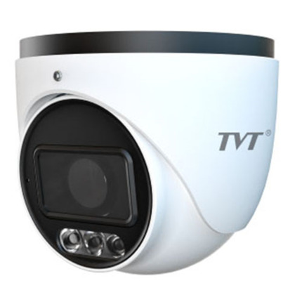 Comprar TVT TD-9545C3H(PE/WR3) Cámara Turret IP 4MP 2.8mm IP67 VCA Luz blanca 30m MicroSD Audio MIC Alarma TVT