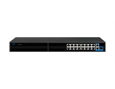 Comprar TVT TD-B2216S1-PGS Switch PoE de 16 10/100 + 2 10/100/1000 Puertos con IA