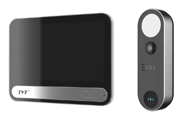 TVT TD-KIT-VP/PE/WF Kit videoportero IP WiFi Video Doorbell 2MP + Pantalla Táctil Wifi 7" TVT