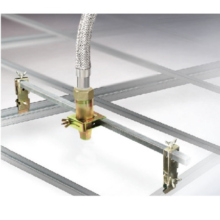 Comprar FH1A-U-0700-H Flexible sin trenzar de 700 mm. de longitud para montaje de rociadores. Entrada 1" BSP y salida 1/2" NPT. Accesorios incluidos.