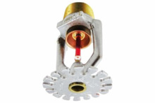 TYCO QRVS-TYF-K80-C57 Rociador vertical de resp. rápida. K=80. T=57 °C. Cromo