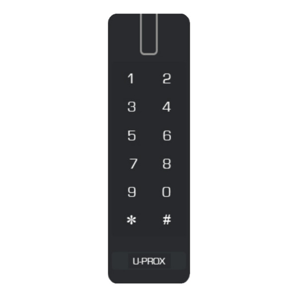 U-PROX UPROX-024 U-PROX SL KEYPAD Lector versátil con teclado U-Prox. Credenciales móviles. NFC y radio de 2,4 GHz. Distancia aj