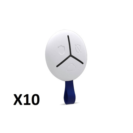 Comprar U-PROX UPROX-032-PACK10 U-Prox KEYFOB WHITE PACK 10 PACK 10 Mandos U-Prox de 3 botones de control. Un botón programable. Solo permite el control de una partición. Funciona hasta 5 años con una batería de litio CR2032. Llavero compacto. Comunicaci