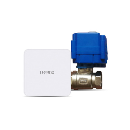 Comprar U-PROX UPROX-037 U-Prox VALVE DN20 Dispositivo de control de válvula U-Prox. Apertura y cierre de válvula con hasta 5000 ciclos. Ejecución automática una vez a la semana. Frecuencia RF 868~868,6MHz. Varios canales para redundancia. Distancia de t