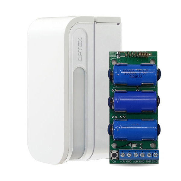 U-PROX UPROX-BXS-RAM-W UPROX-BXS-RAM-W Detector de doble PIR dual para visión lateral en exteriores. Incorpora transmisor vía ra