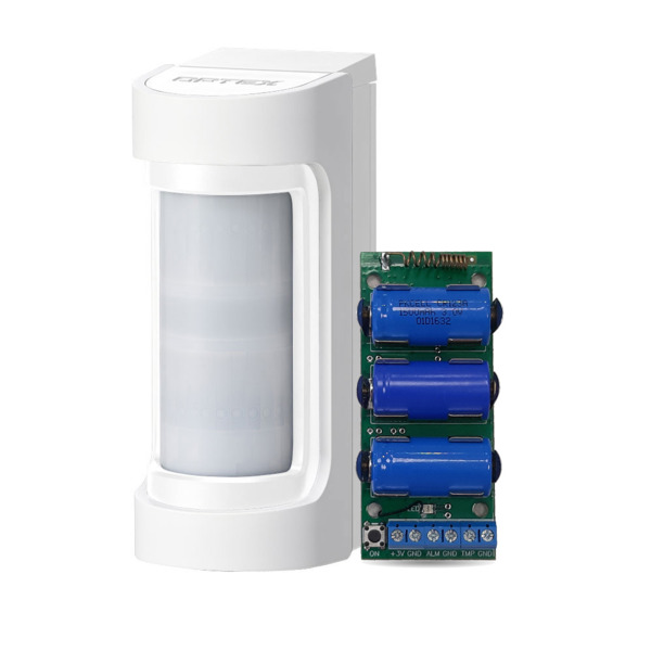 U-PROX UPROX-VXS-RAM-W UPROX-VXS-RAM-W Detector de doble PIR para exteriores de 12m, 90° de alcance. Incorpora transmisor vía ra