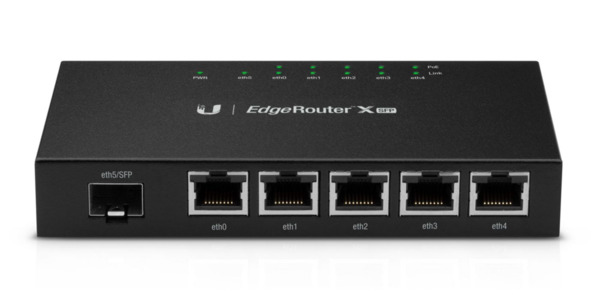Ubiquiti ER-X-SFP EdgeRouter X, 5-port Gb 1xSFP