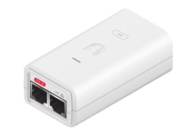 Ubiquiti POE-24-12W-G-WH PoE Injector 24V 12W Gbit Whit