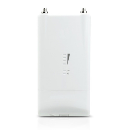 Comprar Ubiquiti SAM-4382 R5AC-LITE Punto de acceso wireless (802.11ac) para punto-multipunto. 5GHz. 64~140Mbps a 20MHz. Hasta 2 km en campo abierto. Ganancia de antena de 27 dBi. Apertura de 360° (requiere SAM-2696). 1x RJ45 puerto Ethernet. Alimentador