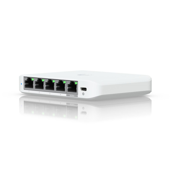 Ubiquiti USW-FLEX-2.5G-5 Compact, 5-port 2.5G switch