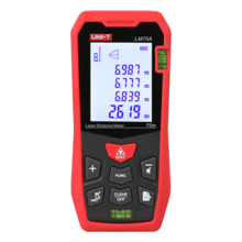 UNI-TREND LM70A Medidor láser de distancia - Rango de hasta 70 m con precisión milimétrica - Medición de longitud, área, volumen