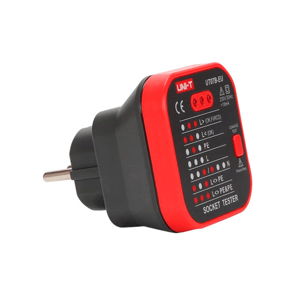 UNI-TREND UT07B-EU Tester de tomas eléctricas EU - Verificación de errores de cableado - Test de posibles fugas - Sencillo de us (3)