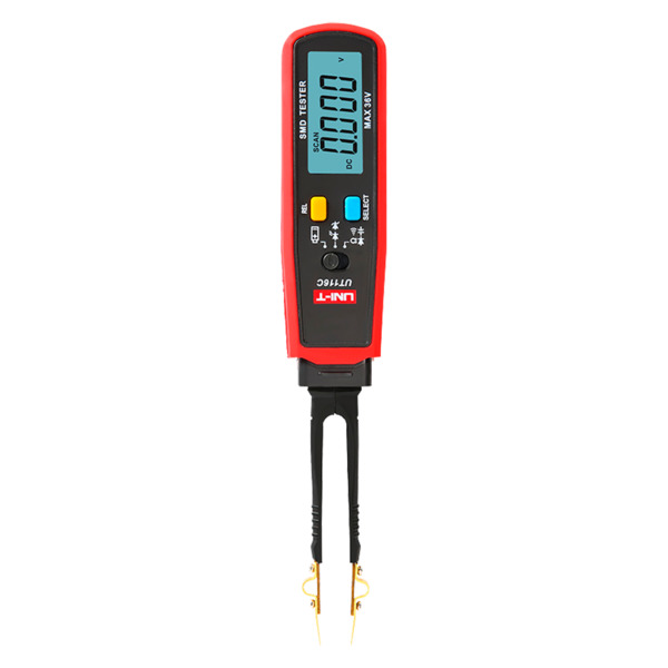 UNI-TREND UT116C Tester digital componentes SMD - Pantalla de hasta 6000 cuentas - Medición de resistencia y capacitancia - Test