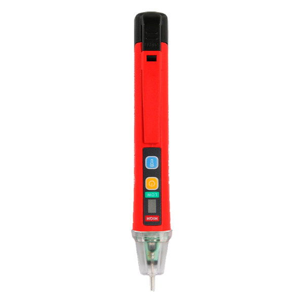 UNI-TREND UT12D-EU Detector de voltaje AC sin contacto - Modo de alto y bajo voltaje hasta 1000 V - Aviso audible y LED visible