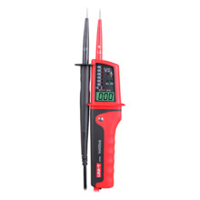 UNI-TREND UT15C Medidor de voltaje tipo lápiz con display LCD - Medición de voltaje AC y DC - Aviso audible y LED visible para c