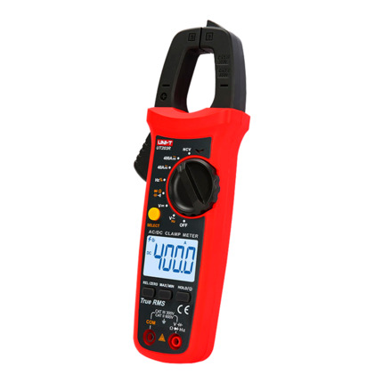 Comprar UNI-TREND UT203R Pinza amperimétrica - Medición en DC hasta 600V y 400A - Medición en AC hasta 600V y 400A - Capacitancia/frecuencia - Auto Rango | Test diodos| True RMS | NVC - Apertura de pinza de 28mm