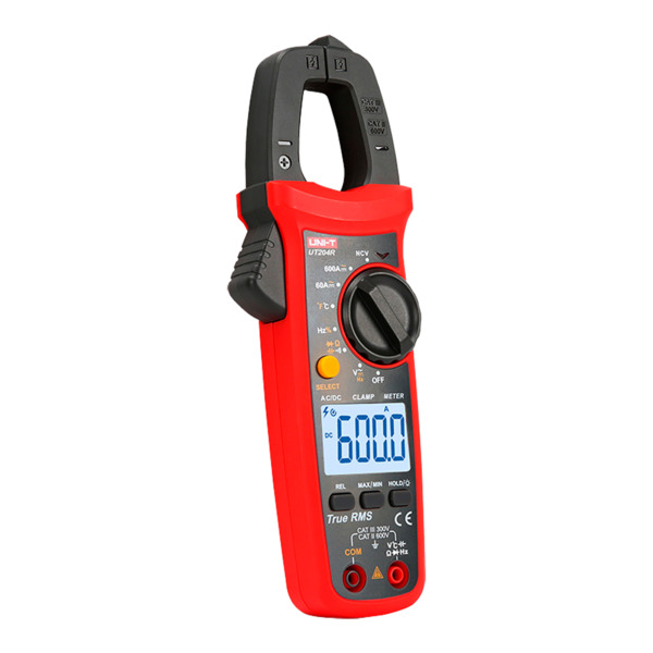 UNI-TREND UT204R Pinza amperimétrica - Medición en DC hasta 600V y 600A - Medición en AC hasta 600V y 600A - Resistencia/capacit (3)
