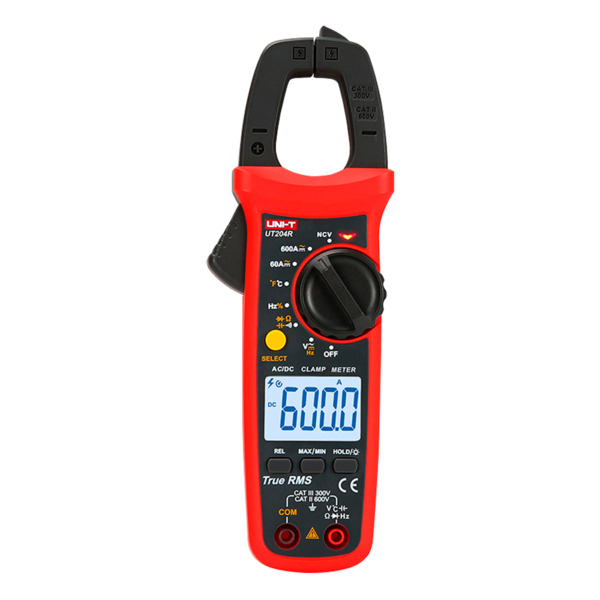 UNI-TREND UT204R Pinza amperimétrica - Medición en DC hasta 600V y 600A - Medición en AC hasta 600V y 600A - Resistencia/capacit (5)