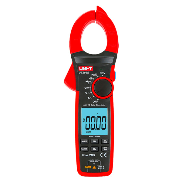 UNI-TREND UT205E Pinza amperimétrica LCD - Medición en DC hasta 1000V - Medición en AC hasta 1000V y 1000A - Resistencia/capacit (5)