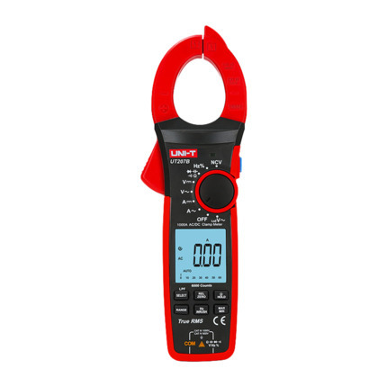 Comprar UNI-TREND UT207B Pinza amperimétrica LCD - Medición en DC hasta 1000V y 1000A - Medición en AC hasta 1000V y 1000A - Resistencia/capacitancia/frecuencia - Auto Rango | Test diodos| True RMS | NVC - Apertura de pinza de 42mm