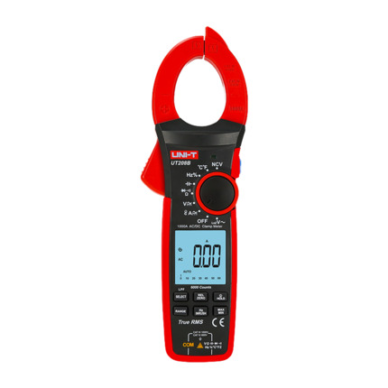Comprar UNI-TREND UT208B Pinza amperimétrica LCD - Medición en DC hasta 1000V y 1000A - Medición en AC hasta 1000V y 1000A - Resistencia/capacitancia/frecuencia/temperatura - Auto Rango | Test diodos| True RMS | NVC - Apertura de pinza de 42mm
