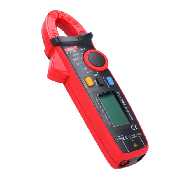 UNI-TREND UT210E Mini pinza amperimétrica - Medición en DC y AC hasta 600V y 100A - Mide resistencia y capacitancia - Auto Rango (7)