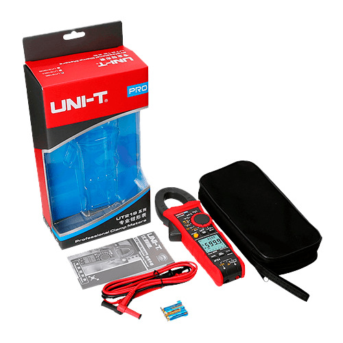 UNI-TREND UT219DS Pinza amperimétrica - Medición en DC hasta 1000V y 600A - Medición en AC hasta 1000V y 600A - Resistencia/capa (1)