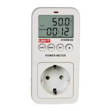 UNI-TREND UT230B-EU Medidor de consumo eléctrico - Permite conocer todos los valores electricos - Cálculo de cosrte por consumo