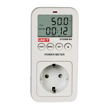 Comprar UNI-TREND UT230B-EU Medidor de consumo eléctrico - Permite conocer todos los valores electricos - Cálculo de cosrte por consumo - Medidor de CO2 integrado - Almacenamiento de datos - Conectir Schuko