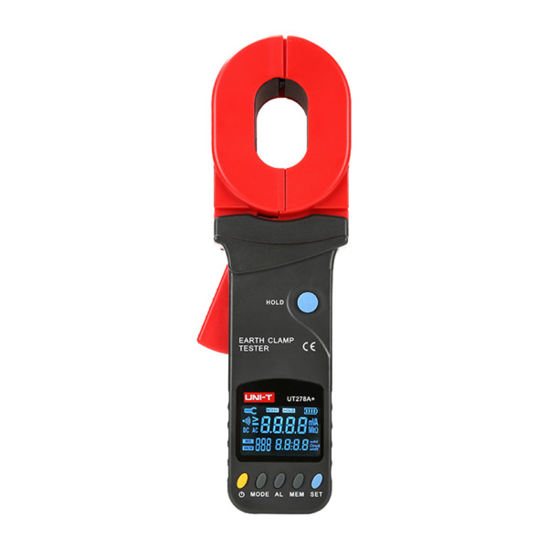UNI-TREND UT278A+ Pinza amperimétrica de derivaciones a tierra - Pantalla EBTN de hasta 1000 cuentas - Medición de corriente de