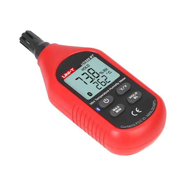 UNI-TREND UT333-BT Medidor de condiciones ambientales - Medición de temperatura y humedad - Diseño ligero y económico con interf (1)