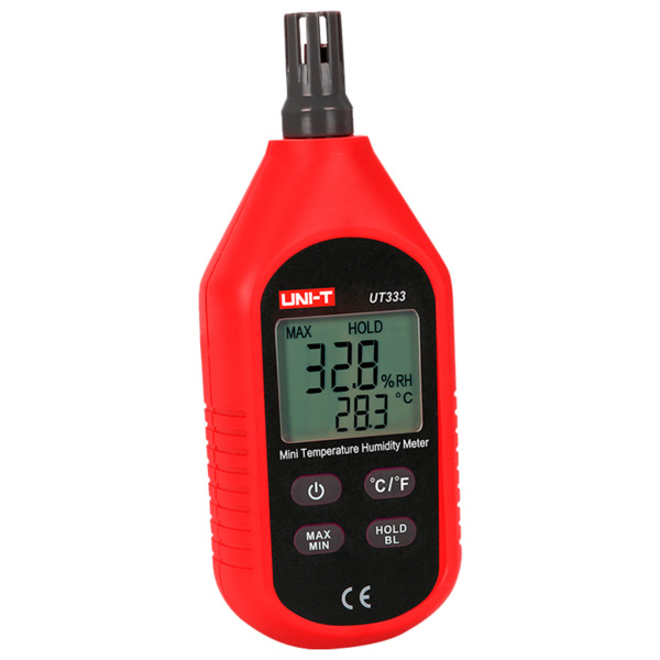 UNI-TREND UT333 Medidor de condiciones ambientales - Medición de temperatura y humedad - Diseño ligero y económico con interfaz (3)