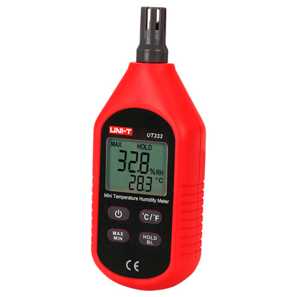 UNI-TREND UT333 Medidor de condiciones ambientales - Medición de temperatura y humedad - Diseño ligero y económico con interfaz (5)