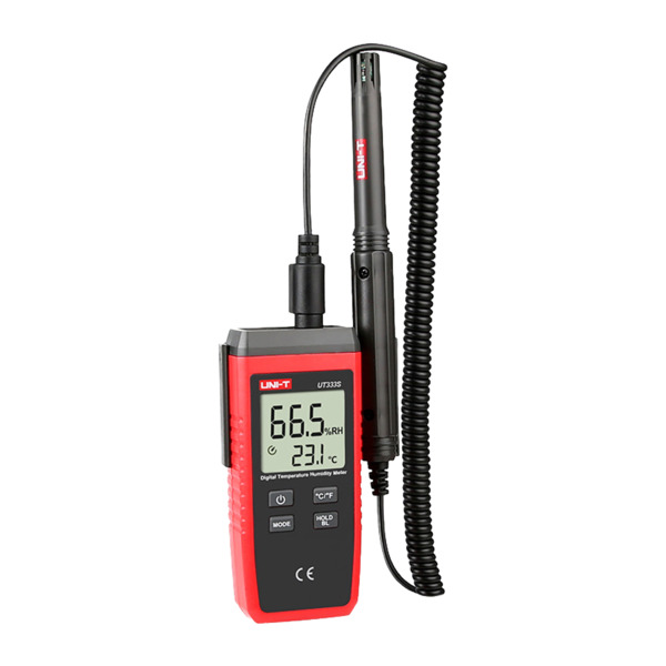 UNI-TREND UT333S Medidor de condiciones ambientales - Medición de temperatura y humedad - Diseño ligero y económico con interfaz (1)