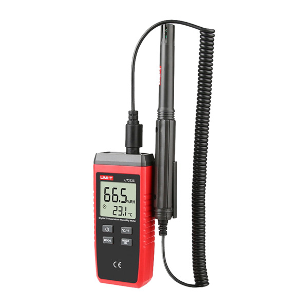 UNI-TREND UT333S Medidor de condiciones ambientales - Medición de temperatura y humedad - Diseño ligero y económico con interfaz (3)