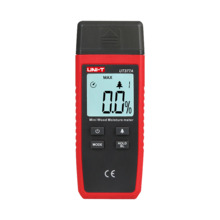 UNI-TREND UT377A Medidor de humedad en madera - Selector de tipo de madera - Corrección en función de humedad ambiental - Almace