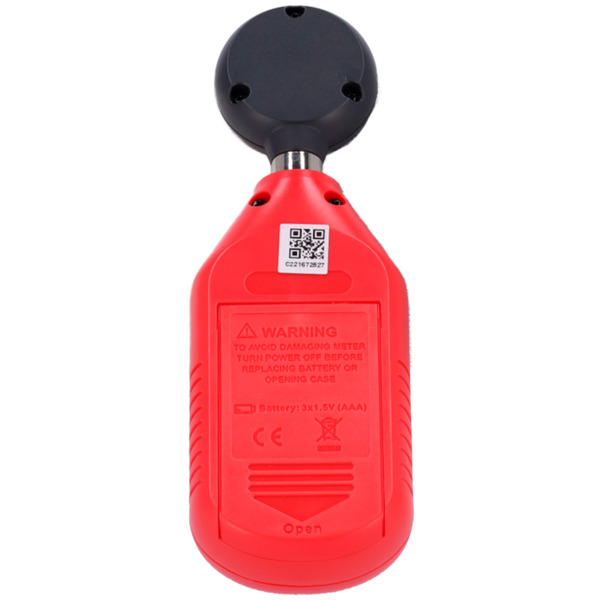 UNI-TREND UT383 Medidor de iluminancia de mano - Display retroiluminado - Alta frecuencia de muestreo - Valores característicos: (4)