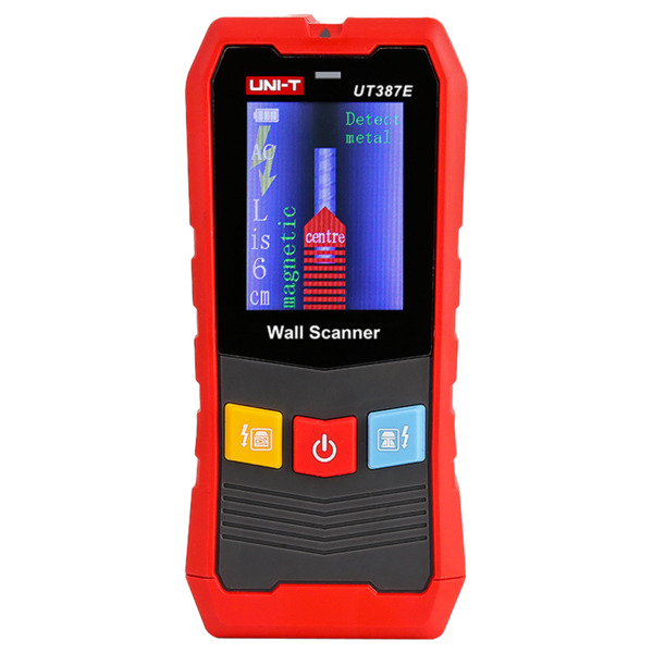 UNI-TREND UT387E Scanner de pared - Detección de cables eléctricos, metal y madera - Alta precisión de detección - Notificacione