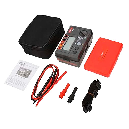 UNI-TREND UT501B Medidor de resistencia de aislamiento eléctrico - Display LCD de hasta 2000 cuentas - Medición de voltaje AC ha (1)