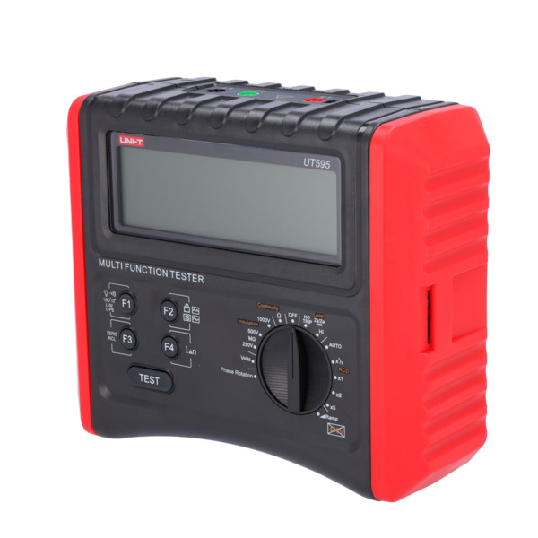 UNI-TREND UT595 Medidor de instalaciones multifunción - Display LCD de 9999 cuentas - Medición resistencia aislamiento y contin