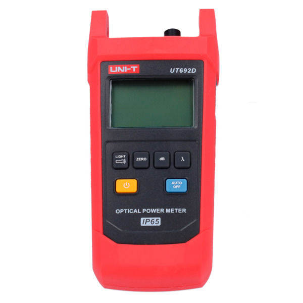 UNI-TREND UT692D Tester de fibra óptica - Evaluación de la potencia óptica de fibra - Conector FC - Impermeable IP65  - Apagado (1)