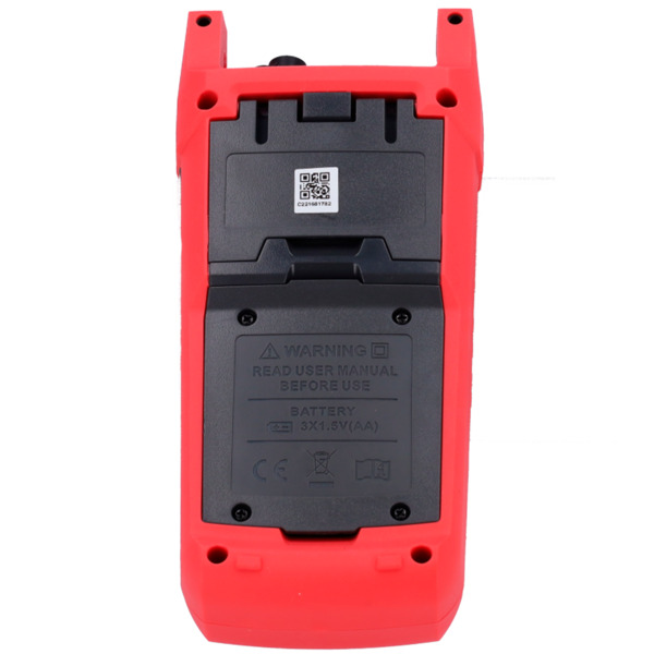 UNI-TREND UT692D Tester de fibra óptica - Evaluación de la potencia óptica de fibra - Conector FC - Impermeable IP65  - Apagado (5)