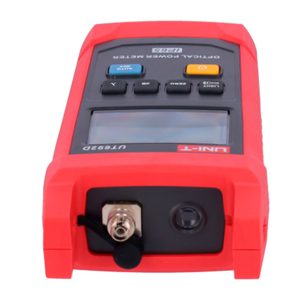 UNI-TREND UT692D Tester de fibra óptica - Evaluación de la potencia óptica de fibra - Conector FC - Impermeable IP65  - Apagado (7)
