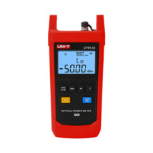 UNI-TREND UT692G Tester de fibra óptica - Evaluación de la potencia óptica de fibra - Conector FC - Impermeable IP65  - Apagado